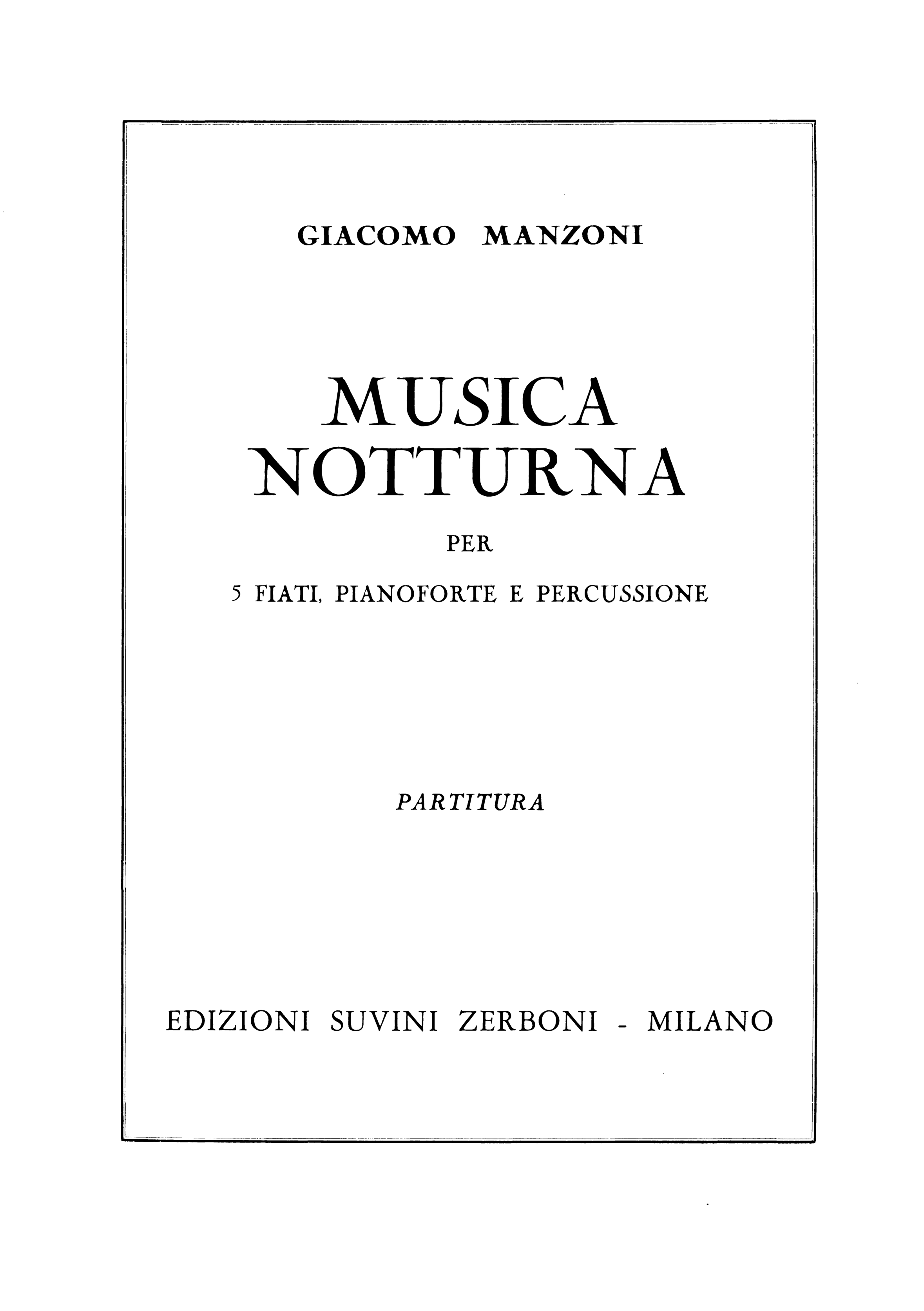 Musica notturna_Manzoni 1